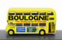 Corgi AEC Type Rm Autobus London Transport Boulogne Route 88 Action Green 1949 1:76 Žlutá