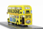Corgi AEC Type Rm Autobus London Transport Boulogne Route 88 Action Green 1949 1:76 Žlutá