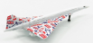 Corgi Aerospatiale Concorde Airplane 1969 - 18.0 Cm X 8.5 Cm 1:100 Bílá