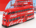 Corgi Blackpool Decker Double Tram Autobus Coca-cola Open Happiness 1934 1:76 Červená Bílá
