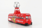 Corgi Blackpool Decker Single Tram Autobus Coca-cola 1:76, červená