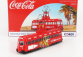 Corgi Blackpool Decker Single Tram Autobus Coca-cola 1:76, červená