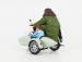 Corgi Motorcycle Hagrid's Sidecar Harry Potter - Movie 1:36 Velmi Světle Zelená