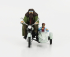 Corgi Motorcycle Hagrid's Sidecar Harry Potter - Movie 1:36 Velmi Světle Zelená