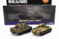 Corgi Tank Set 2x Sherman + King Tiger 1945 1:87 Vojenská Kamufláž