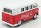 Corgi Volkswagen T1 Camper Van Coca-cola 1961 1:43 Červená Bílá