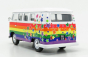 Corgi Volkswagen T1 Minibus Camper Van 1961 - Peace & Love 1:43 Různé