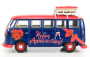 Corgi Volkswagen T1 Minibus Happy Anniversary 1961 1:43 Modrá Červená