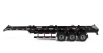 Dm-models Accessories Trailer For Truck - Rimorchio Trasporto Container 1:50 Black