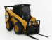 Dm-models Caterpillar Cat272d Ruspa Gommata - Skid Steer Loader 1:16 Žlutá Černá