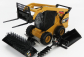 Dm-models Caterpillar Cat272d Ruspa Gommata - Skid Steer Loader 1:16 Žlutá Černá