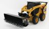 Dm-models Caterpillar Cat272d Ruspa Gommata - Skid Steer Loader 1:16 Žlutá Černá