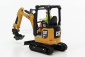 Dm-models Caterpillar Cat301.7 Cr Escavatore Cingolato - Tractor Hydraulic Mini Excavator 1:50 Žlutá Černá