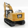 Dm-models Caterpillar Cat320 Escavatore Cingolato - Tractor Hydraulic Excavator - Next Generation 1:50 Žlutá Černá