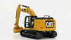Dm-models Caterpillar Cat320f Escavatore Cingolato - Tractor Hydraulic Excavator 1:64 Žlutá Černá