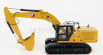 Dm-models Caterpillar Cat336 Escavatore Cingolato - Tractor Hydraulic Excavator Scraper - Next Generation 1:50 Žlutá Černá