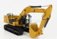 Dm-models Caterpillar Cat336 Escavatore Cingolato - Tractor Hydraulic Excavator Scraper - Next Generation 1:50 Žlutá Černá