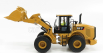 Dm-models Caterpillar Cat950gc Ruspa Gommata - Scraper Tractor Wheel Loader 1:50 Žlutá Černá