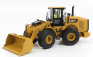 Dm-models Caterpillar Cat950gc Ruspa Gommata - Scraper Tractor Wheel Loader 1:50 Žlutá Černá