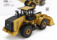 Dm-models Caterpillar Cat966 Ruspa Gommata - Scraper Tractor Wheel Loader 1:50 Žlutá Černá