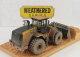 Dm-models Caterpillar Cat966m Ruspa Gommata - Scraper Tractor Weathered Medium Wheel Loader 1:50 Žlutá Černá