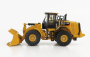 Dm-models Caterpillar Cat972m Ruspa Gommata - Scraper Tractor Wheel Loader 1:87 Žlutá Černá