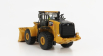 Dm-models Caterpillar Cat972m Ruspa Gommata - Scraper Tractor Wheel Loader 1:87 Žlutá Černá