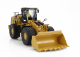 Dm-models Caterpillar Cat980 Ruspa Gommata - Scraper Tractor Wheel Loader 1:50 Žlutá Černá