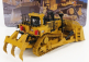 Dm-models Caterpillar Catd11 Dozer Ruspa Cingolata - Scraper Type Tractor 1:50 Žlutá Černá