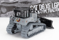 Dm-models Caterpillar Catd6 Xe Lgp Ruspa Cingolata - Scraper Truck-type Tractor 1:50 Grey