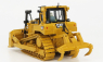 Dm-models Caterpillar Catd6r Xl Track Dozer Ruspa Cingolata - Scraper Type Tractor 1:50 Žlutá Černá