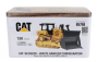 Dm-models Caterpillar Catd8 Ruspa Cingolata - Dozer Scraper Track Type Tractor - Waste Handler Configuration 1:50 Žlutá Černá