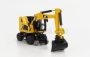 Dm-models Caterpillar Catm323f Kolový bagr na železnici 1:87, žlutá