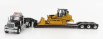 Dm-models Caterpillar International Hx520 Nákladní vůz s přívěsem + Pásový bagr 1:50