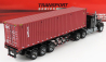 Dm-models Kenworth T880 Sbfa Truck Container 40 1990 1:50 Černá Hnědá