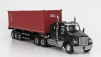 Dm-models Kenworth T880 Sbfa Truck Container 40 1990 1:50 Černá Hnědá