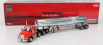 Dm-models Kenworth T880 Truck With Fd9300/dt-c4 Tanker Petroleum 1990 1:50 Červený Chrom