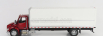 Dm-models Peterbilt 536 Truck Cassonato 2010 1:32 Červená Met Bílá