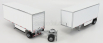 Dm-models Trailer Auto-articolato Wabash National 28' 1:50 Bílá