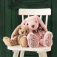 Doudou Histoire d´Ours Plyšový kamarád růžový králíček 50 cm