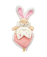 Doudou Hračka růžový kamarád králíček 24 cm
