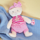Doudou Julijou Panenka 18 cm růžová