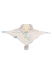 Doudou Plyšový králíček s béžovou dečkou z  BIO bavlny 25 cm