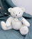 Doudou Plyšový medvídek bílý 25 cm