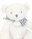 Doudou Plyšový medvídek bílý 25 cm
