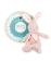 Doudou Růžový plyšový králík z  BIO bavlny 25 cm
