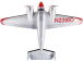RC letadlo E-flite Beechcraft D18 1.5m BNF Basic