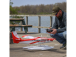 RC letadlo E-flite DHC-6 Twin Otter 1.4m AS3X+ SAFE Select BNF Basic, plováky