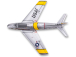 RC letadlo E-flite F-86 Sabre 0.44m BNF Basic