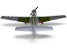 RC letadlo E-flite P-51D Mustang 1.0m AS3X+ SAFE Select BNF Basic